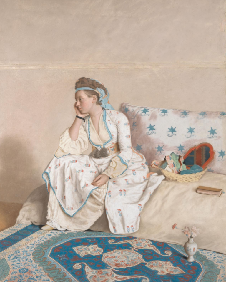 Marie Fargues, the Painter’s Wife Jean-Etienne Liotard, 1756 - 1758 @Rijksmuseum