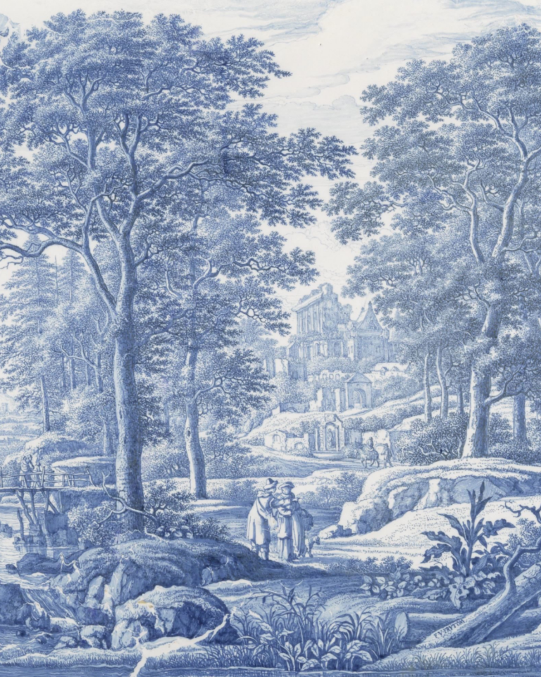 Plaque Italianate Landscape @Rijksmuseum