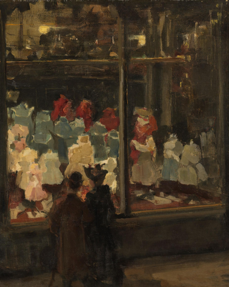 Shop Window Isaac Israels (mentioned on object), 1894 @Rijksmuseum