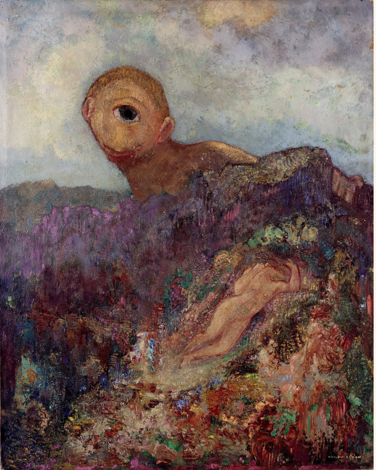 Odilon Redon - The Cyclops @wikipedia
