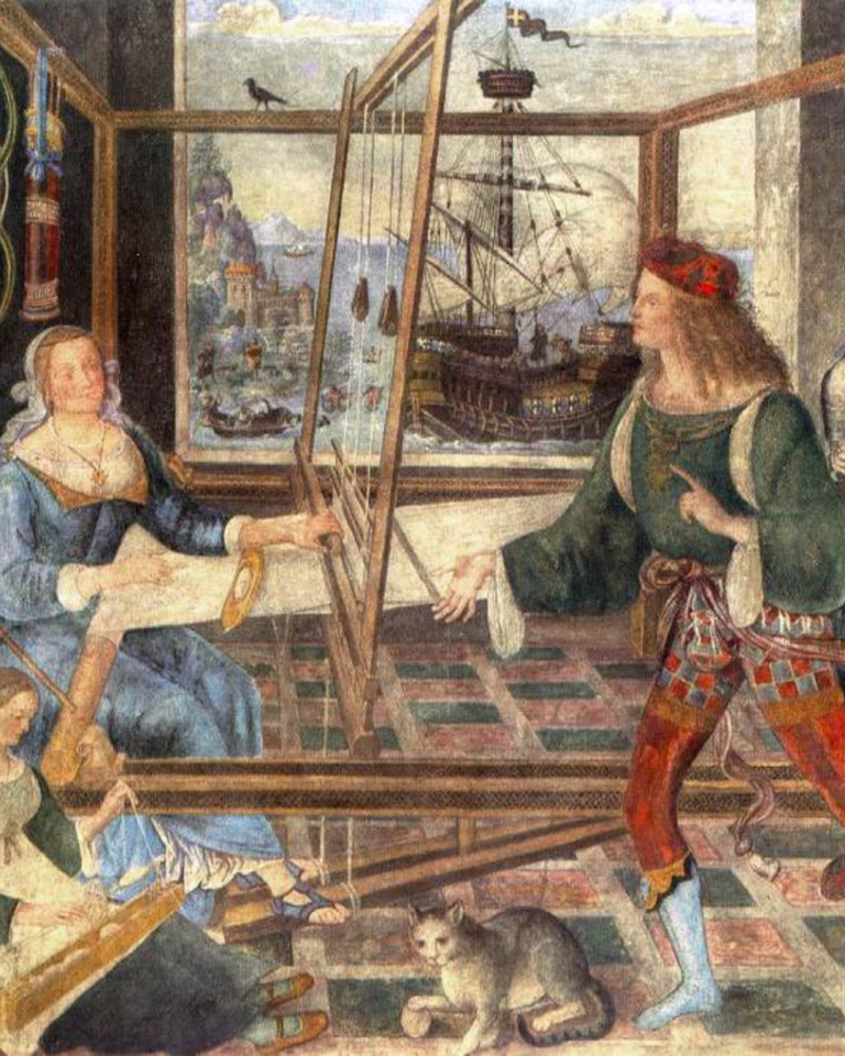 Pinturicchio- Return of Odysseus